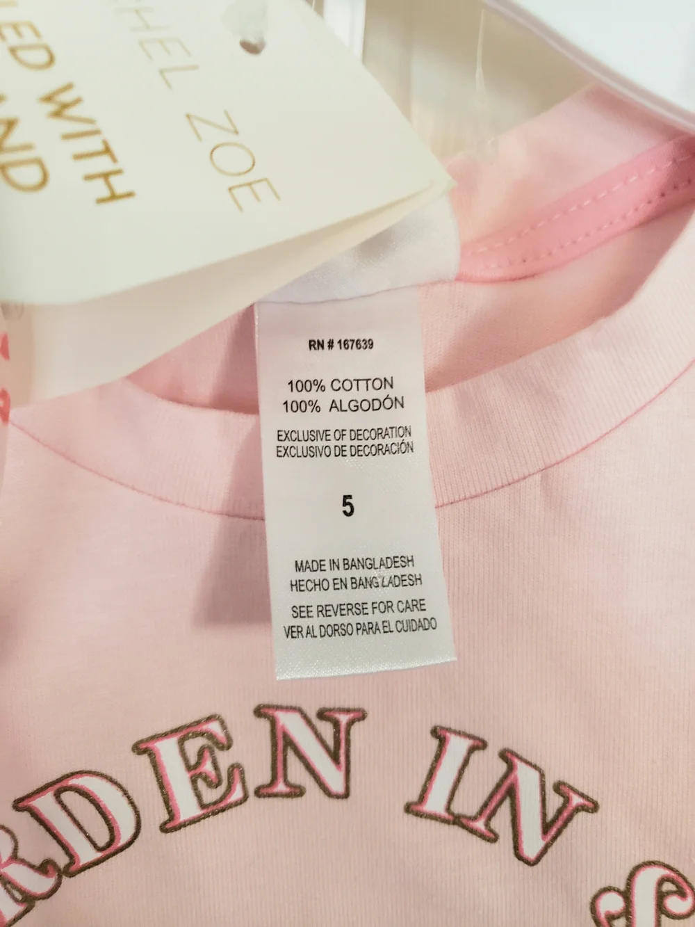 Rachel Zoe Pink Floral Tee & Skirt Set with Matching Headband